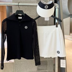 SSV高爾夫 韓國高爾夫女裝翻領打底衣防曬長袖