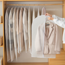 옷 보관 커버 의류 보호덮개 오염방지 먼지차단, 1개, 1개입