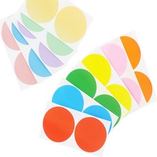 플로샵 원형 컬러 스티커 색상표시 다용도스티커, 블루