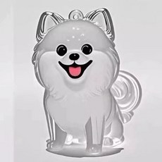 반려동물 털보관 목걸이 키링 납골당 보관함 반려견 메모리얼 추억 꾸미기, 착한 꼬마 코기 (1), 1개