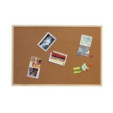 우드 스탠드 칠판 사진 일자형 액자 네추럴 탁상액자 돌잔치, 40 x 60 소프트 코르크 보드