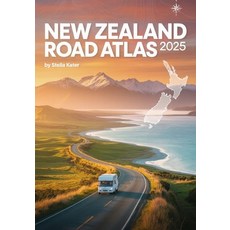 (英文圖書)Newzealand Road Atlas2025: Your Ultimate Map & Guide to Every Scenic Route Hidd... 平裝版, Independently Published, 英文