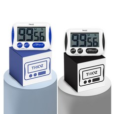 트리오즈 쿠킹 디지털 주방 베이킹 타이머 스톱워치 TT-291, 1개, 블랙