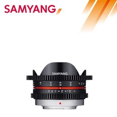 삼양 VDSLR 7.5mm T3.8 MFT 피쉬아이 크롭바디용 마이크로포서드 카메라 영상 촬영 렌즈