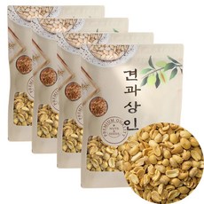 [견과상인]미국산 볶은 땅콩 1kgx4봉 깐땅콩 껍질 없는 더 부드럽고 고소한 맛 무염 무첨가, 4개, 1kg