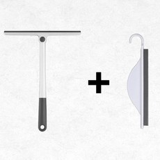 팡스몰 스퀴지 욕실 물기제거 화장실 주방 유리창 스퀴지, 화이트, 1세트