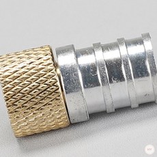 금장 CATV 동축 케이블 커넥터 5C RG6C 100개 케이디