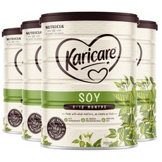 캐리케어 Karicare 식물성 소이 인펀트 분유 0-12개월 1단계 호주, 4개, 900g