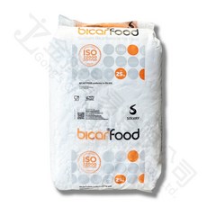 【肥肥】義大利 Solvay 食品級小蘇打粉 (碳酸氫鈉) - 烘焙、蔬果清洗、居家清潔, 1個, 25kg