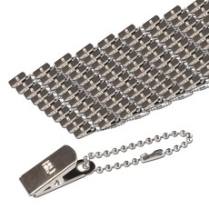 SL 군번줄 집게 스틸 100개