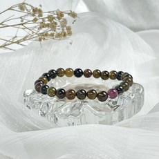 ₍мσσи_нασ ᙏ̤̫͚ 天然老礦黑糖碧璽 黑美人 6 7mm天然水晶 電氣石 A-07 旺夫石 健康石 碧璽, 7mm-8, 1個