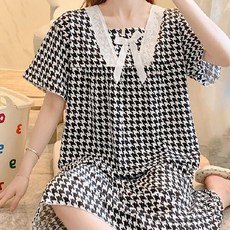 PU_리본 홈웨어 수유 원피스