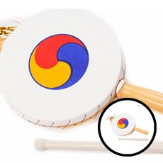 다벨 소고 교육용 유아용 리듬 악기 한국 전통 장난감 공연