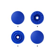 국산 티단추 하이탭 11mm 40세트, 1개, T 918-페르시안블루
