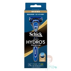 Schick 舒適牌 水次元5 Premium 刮鬍刀 (1刀把2刀片), 1個, Premium刮鬍刀(1刀把2刀片)