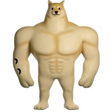 Youtooz Swole Doge 비닐 피규어 12.7cm(5인치) 버프 도지 밈 피규어 밈 컬렉션 유명한 인터넷 밈 기반, Youtooz Swole Doge 비닐 피규어, 12.