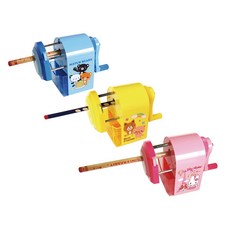 筌翔 吉妮家族微調削鉛筆機 大小通用 可愛造型 安全耐用, 配色, 1個