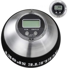 자이로 볼 손목 운동기 자이로스코프 팔뚝 강화기로 뼈와 근육을 강화합니다, 카운트가 있는 금속, 1개