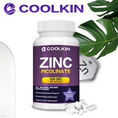 COOLKIN 吡啶甲酸鋅 膠囊 促進免疫健康, 120組