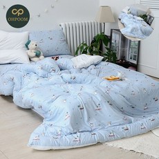 [픽홀] 퀸사이즈차렵이불 퀸사이즈이불 침대이불 차렵이불 퀸 Q 블루