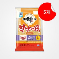 [사조대림] 부산어묵 얇은사각 200g X 5개