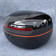 전기자전거 리어백 방수 짐받이 크렁크 탑박스 수납, 글로스 블랙 트렁크