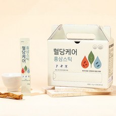 국내산 6년근 발효 홍삼스틱 12g 30포 혈당케어 당류제로 바나바잎추출물 부모님선물, 1개