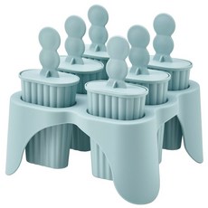 이케아 웁퓔드 아이스크림틀 몰드 6입 라이트터쿼이즈, 1세트