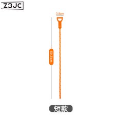 Z3JC 家用廚房廁所管道水槽毛髮頭髮清理器通下水道工具手搖馬桶疏通器, 如圖
