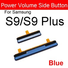 켜기 끄기 전원 버튼 볼륨 삼성 호환 갤럭시 S8 S9 S 0 플러스 + 노트 8 측면 키 교체 부품, S9 S9 Plus Blue
