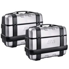GIVI 義大利 重機 仿鋁側箱 漢堡箱, TRK33PACK2V銀色
