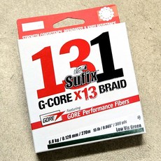 서픽스 131 G-CORE 13합사 270M 그린 낚시, 1개, 1.0호