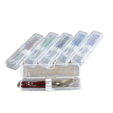 米勒熊 環保餐具組 (含筷/匙/叉/盒), 藍色, 1個, 米勒熊環保餐具組