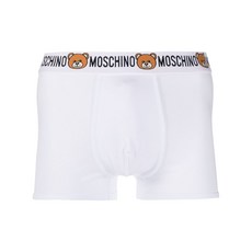 모스키노 테디 로고 프린트 복서 브리프