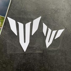 반사 비닐 오토바이 스티커 바디 탱크 데칼, 1개, 2. White-SL SET