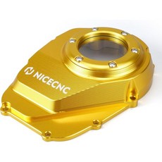 바이크 부품 교체 NICECNC 골드 캠샤프트 커버 알루미늄 오일 펌프 뷰 할리 소프트테일 투어링 및 트라이크 모델과 호환 25700467 교체 CVO 트라이 글라이드 F, gold