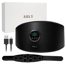 RELX EMS 8 6 18 USB (젤 시트 불필요) 벨트 복근 벨트 (국내 메이커) 장의 전극