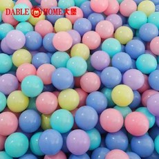 볼풀공 100개 볼풀장 공 파스텔볼 실내 볼풀장 풀공 놀이터 플레이 놀이방, D. 7cm  마카롱 100개 5색, 1개