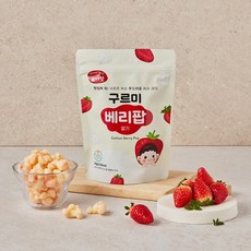 퓨어잇 구르미 베리팝 과자, 25g, 1개, 딸기맛