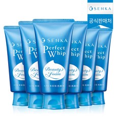센카 퍼펙트 휩 페이셜 워시 FA 클렌징폼, 120g, 6개