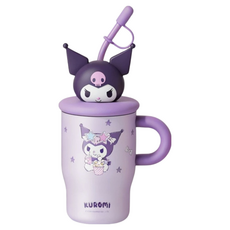StarR 입체 산리오 캐릭터 빨대 미니 보온병, 1개, 500ml, 쿨로 미 1개, 500ml, 쿨로 미