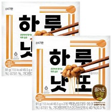 즐거운동행 하루낫또, 2개, 91g