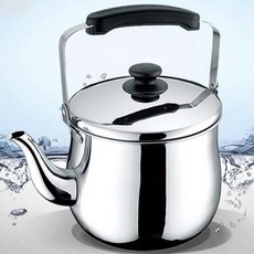 주전자 티팟 스텐 티포트 4L 코카코 물 들통형 물주전 nys+565HL