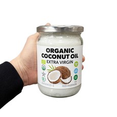 유기농 엑스트라버진 코코넛 오일, 단품, 1개, 500ml