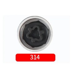 도난 방지 휠 볼트 잠금 너트 키 어댑터 타이어 나사 클래스 제거 도구, 11. 314, 1개