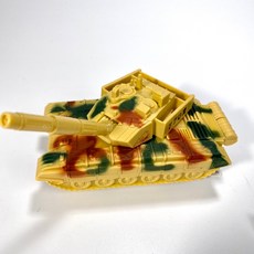 聲光慣性坦克/戰車玩具車 迴力, 迷彩黃