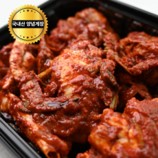 국내산 연평도 양념게장 밥도둑 밥반찬, 1박스, 500g