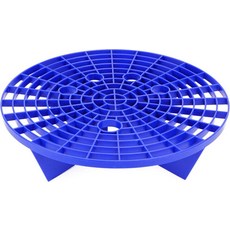 세차 및 디 키트를 위한 바이킹 자동차 버킷 삽입 그릿 트랩 극세사 장갑 천 스펀지에서 먼지와 이물질을 제거하는 데 도움 파란색, 2 Pack, Black