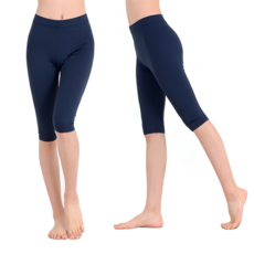 국내산 여자 워터레깅스 아쿠아 래쉬가드 반바지 스포츠 여름 6부, 블랙(L)