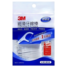 3M 細滑牙線棒 防疫衛生袋裝, 400個, 單支, 8cm
